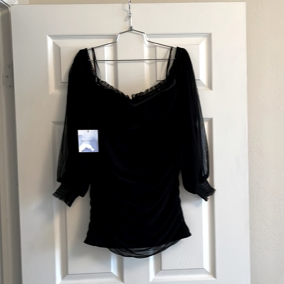 MAJORELLE Zata Dress in Black - Picture 6 of 12